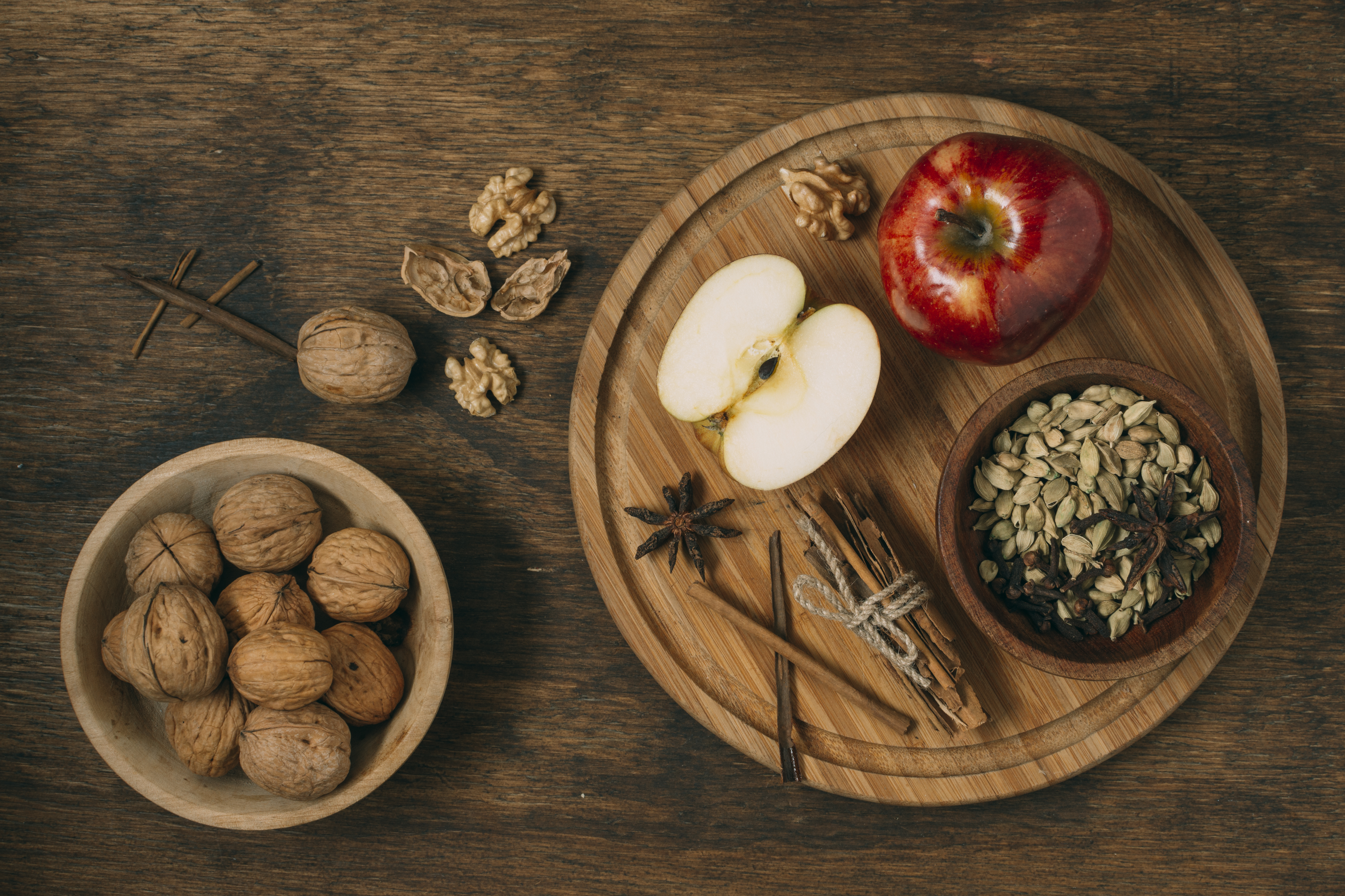 An editorial planning desk with a weekly food notebook